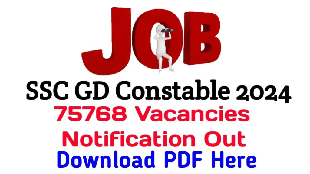 SSC GD Constable 2024 Official Notification